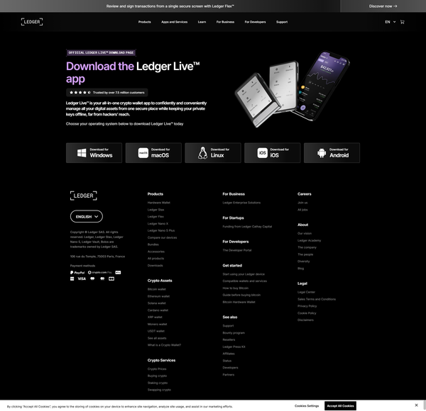 Ledger Live Desktop — Secure Crypto Management App